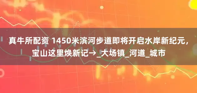 真牛所配资 1450米滨河步道即将开启水岸新纪元，宝山这里焕新记→_大场镇_河道_城市